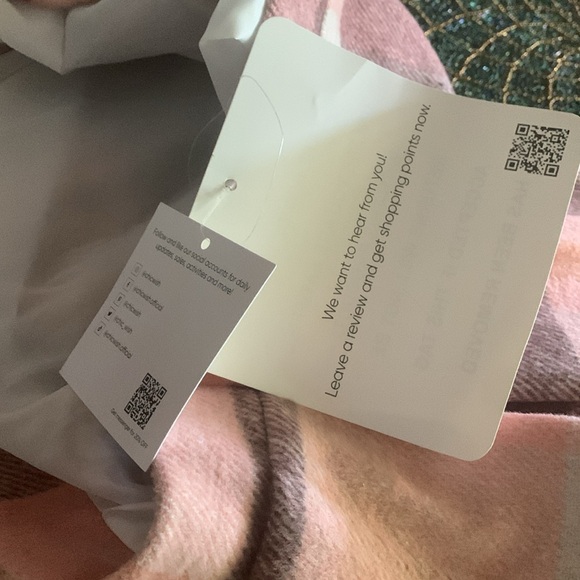 NWT Chic Wish WOOL-BLEND SKIRT PINK Size LARGE W 32” x L 25”. - Picture 4 of 5